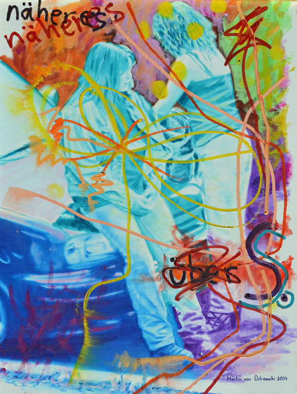 Martin von Ostrowski: Näheres über S., 2004, Öl auf Leinwand, 60 x 80 cm