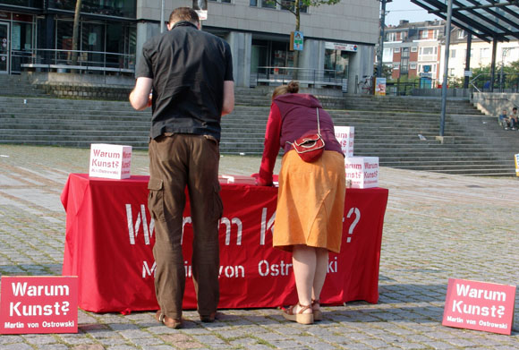  Martin von Ostrowski: Warum Kunst? Köln-Mülheim, 3. September 2005, Foto: Jürgen Bahr