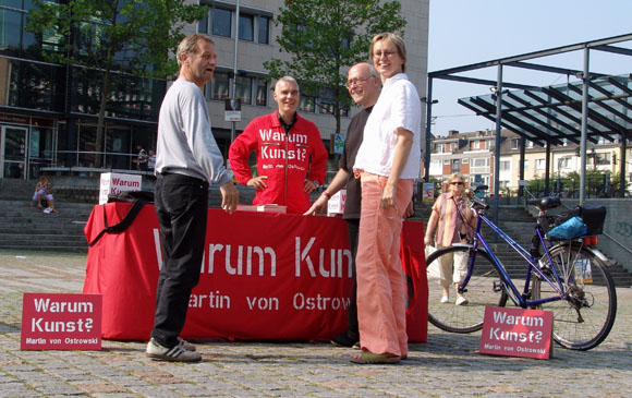  Martin von Ostrowski: Warum Kunst? Köln-Mülheim, 3. September 2005, Foto: Jürgen Bahr